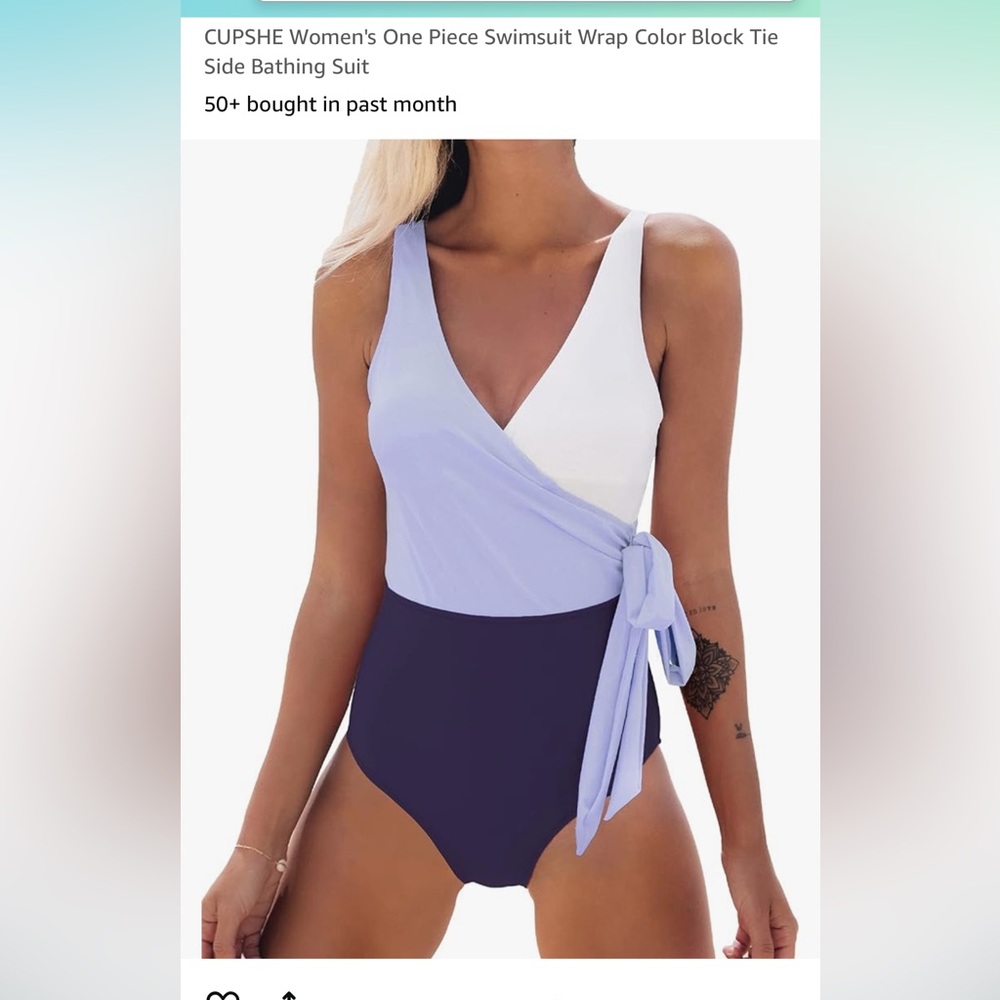 Cupshe suit with tags size large